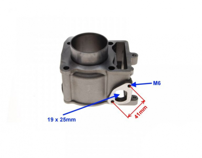 Set motor, cilindru, piston si garnituri pentru Yamaha majesty 125cc, diametru 53.70mm, racire apa [3]