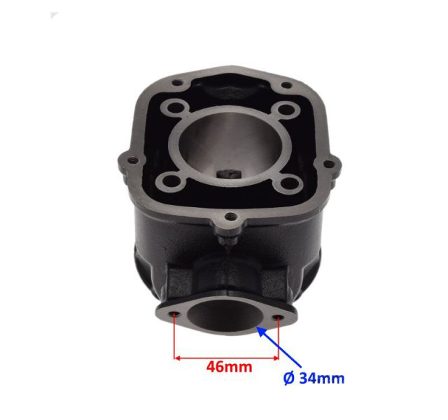 Set motor, cilindru, piston si garnituri, racire apa, DERBI APRILIA 2006 70 CCM, piston 47,00 [3]