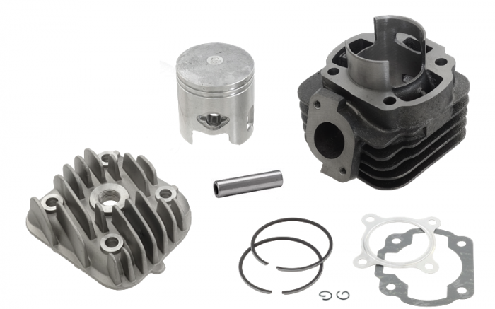 Set motor, diametru 47mm, Yamaha, Aprilia, Minarelli scuter orizontal, racire aer, bolt 10mm