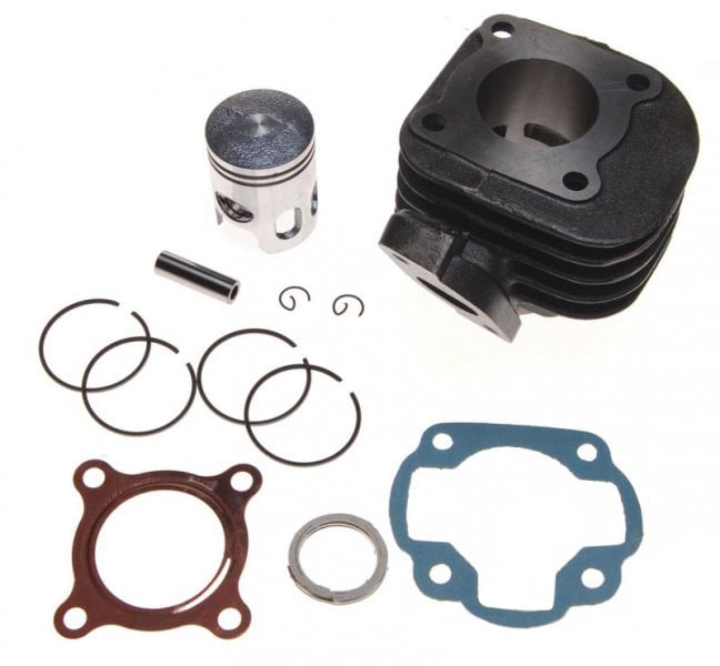 Set motor minarelli orizontal, racire aer, 49cc, diametru 40mm, bolt 10mm