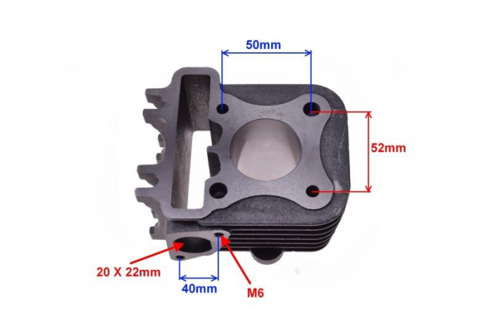 Set Motor Piaggio Zip, Liberty 50cc, 4T [2]