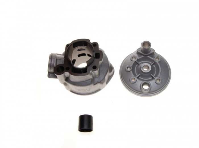 Set motor si chiuloasa, Minarelli AM6, 90cc, d.49, culoare argintiu [3]