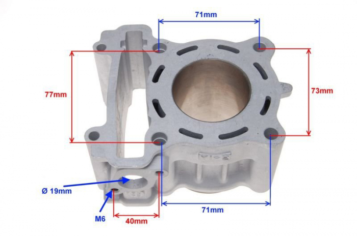 Set motor Yamaha YZF 125R 52,00mm [2]