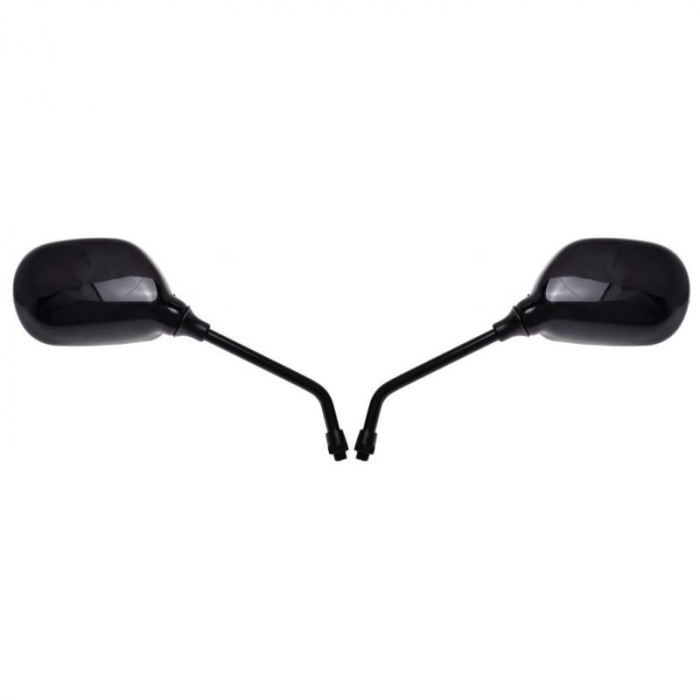 Set oglinzi moto atv, culoare negru, forma ovala, filet M8, MP101-L