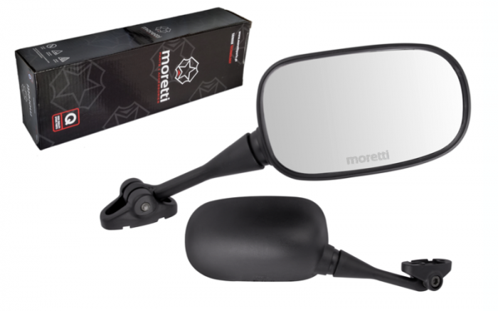 Set oglinzi moto/atv, prindere pe carena, omologate [2]