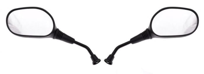 Set oglinzi moto universale, culoare neagra, M10 x 1,25 [2]