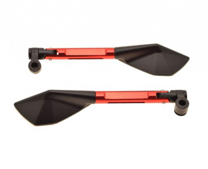 Set oglinzi pentru BENELLI RKS125 TNT, culoare negru/rosu [2]