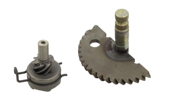 Set pedala pornire, rac, cuplaj, arc si bucsa, Gy6-50-60-80 cc, 4T [2]