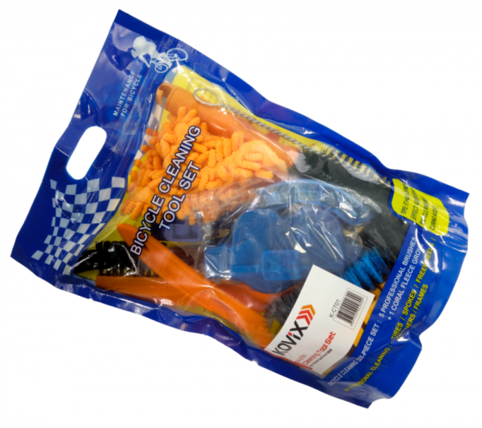 Set perii + lavete, intretinere lant, moto/biciclete [3]