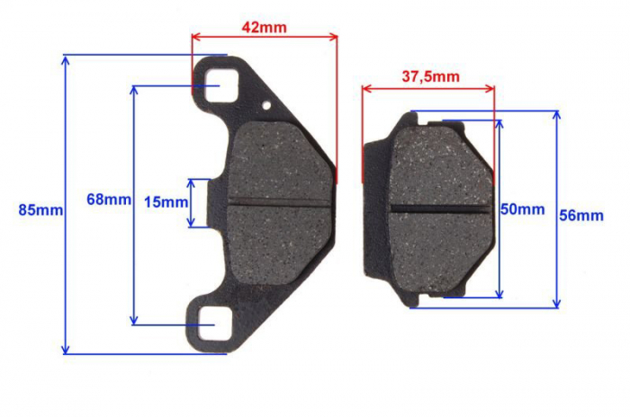 Set placute frana, moto&atv, Kawasaki, KTM, Suzuki, Aprilia, TGB [3]