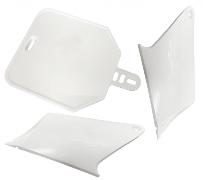 Set plasticuri MiniCross 125cc, culoare rosu/alb [3]