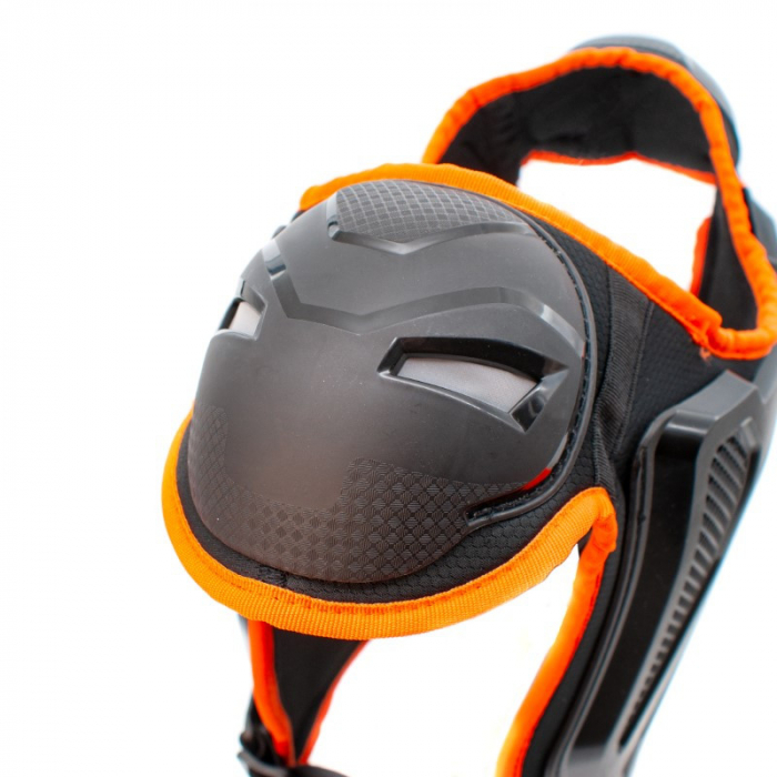 Set protectie corp, genunchiere si cotiere, cross/enduro/atv, copii Asix AS1, marime universala, culoare negru/portocaliu [7]