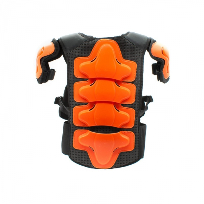 Set protectie corp si genunchi, cross/enduro/atv, copii XTR X2, marime universala, culoare portocaliu [4]