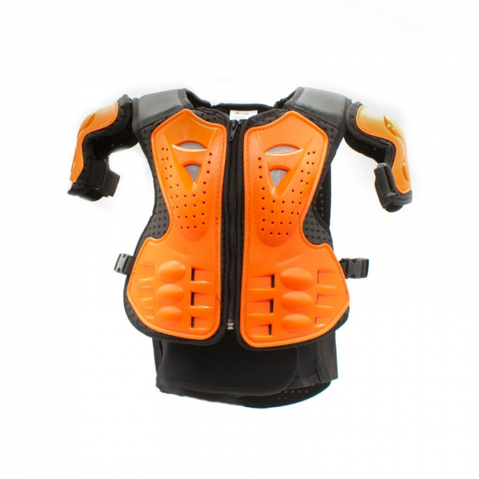 Set protectie corp si genunchi, cross/enduro/atv, copii XTR X2, marime universala, culoare portocaliu [2]