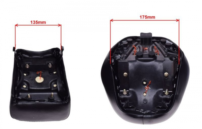 Set sa motociclete, pilot si pasager, culoare negru [2]