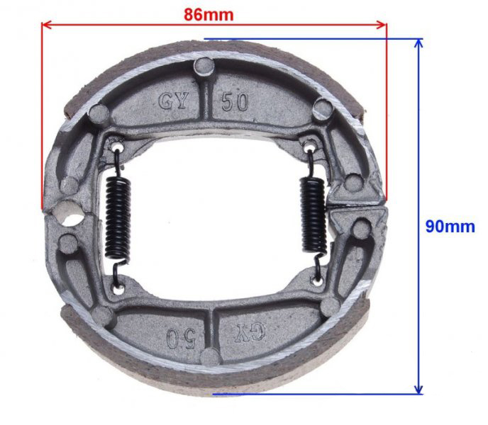 Set saboti frana d.95mm, 90x18mm [2]