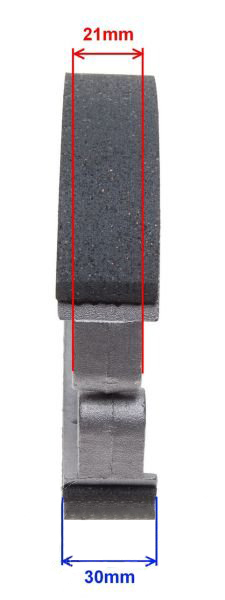 Set saboti frana spate Mz 18" d.160mm [3]