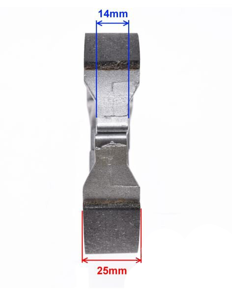 Set saboti frana spate Piaggio Zip 2T d.110mm, 104x25mm [3]