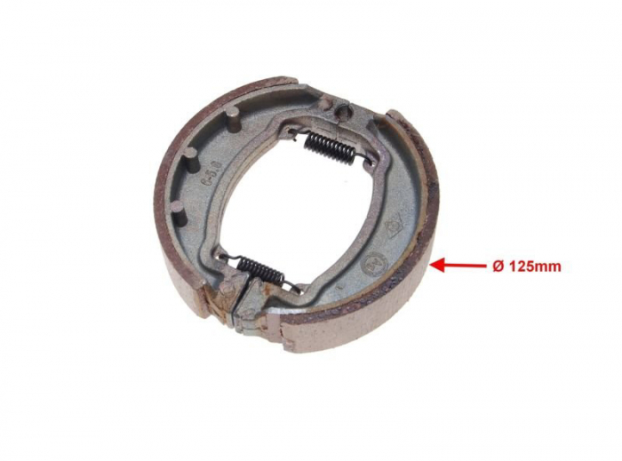 Set saboti frana spate Shineray Xy125-10D d.130mm [2]