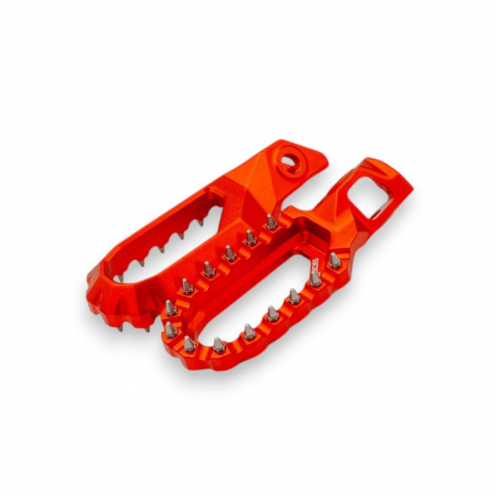 Scarite pilot motocross, enduro, Boost Parts Racing, set stanga si dreapta, culoare portocaliu