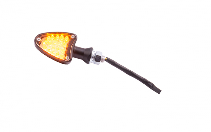 Set semanlizari moto, MRT-015, LED, negru metallic, E-mark [3]