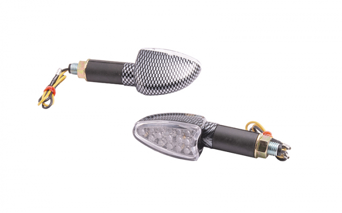 Set semanlizari MRT-001, LED 15 diode, culoare carbon, E-mark [2]