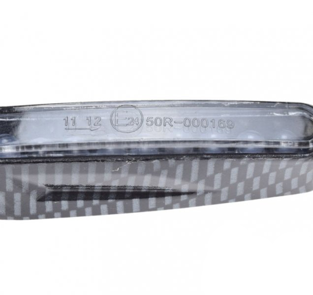 Set semnalizari LED, lumina alba, carbon, 9 led-uri [4]