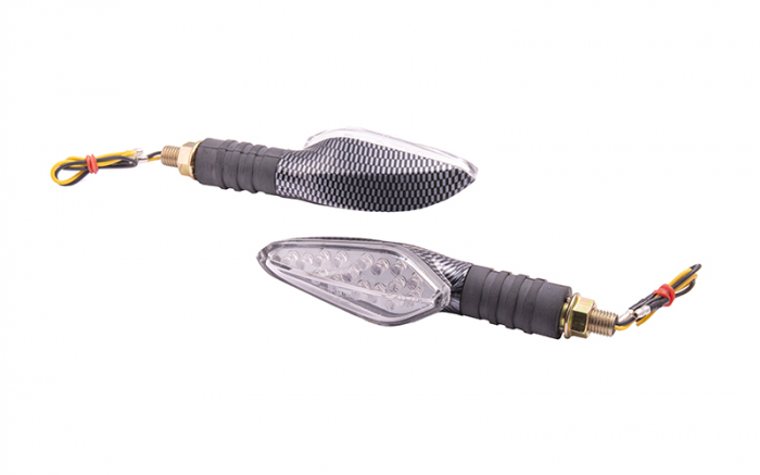 Set semnalizari MRT-090, LED 18 diode, culoare carbon, E-mark [2]