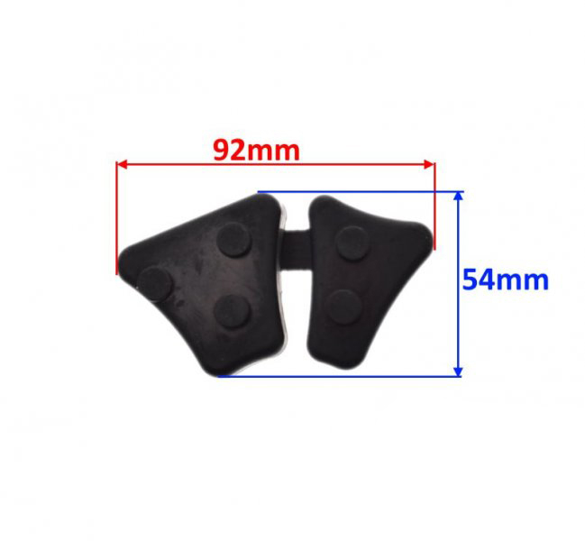 Set tampoane cauciuc pinion roata spate, Yamaha Virago,XT550,XT600 [2]