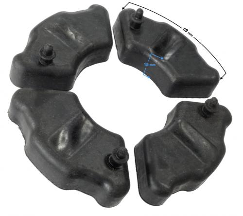 Set tampoane de amorizare roata spate Ranger Classic [2]