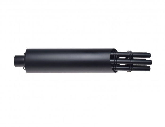 Toba de esapament, model minigun, culoare negru [2]