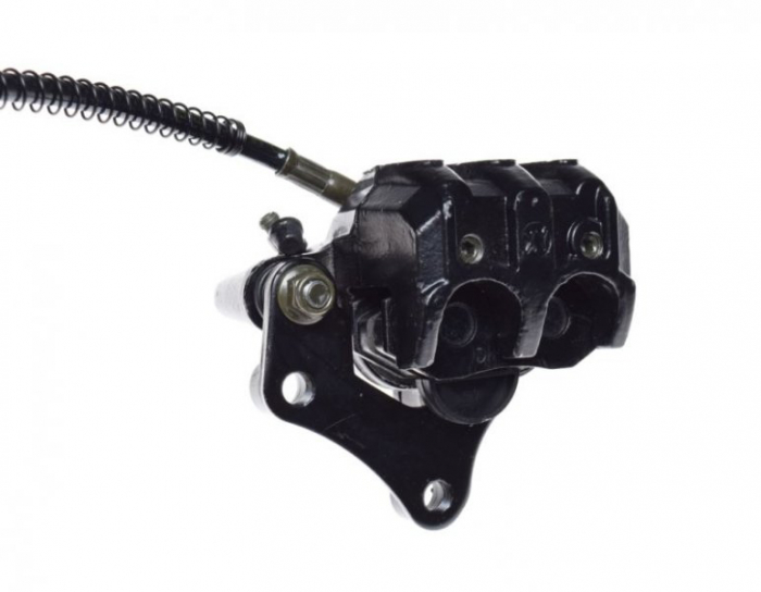 Sistem franare spate complet: Etrier, suport etirer, pompa, disc [3]