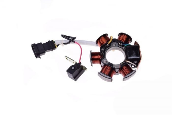 Stator 6 bobine, 6 fire, Piaggio Gilera 50cc, 2T [3]