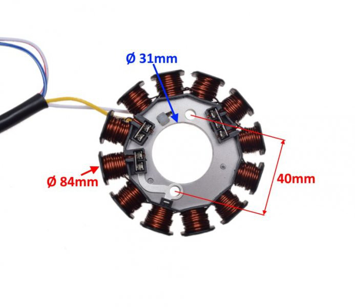 Stator aprindere 12 bobine, Yamaha DT50/TZR50 [2]