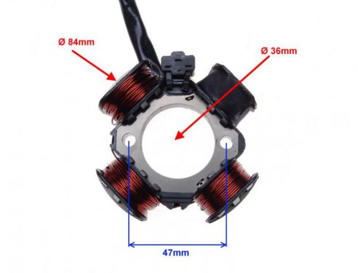Stator aprindere 4 bobine, 3 fire [3]