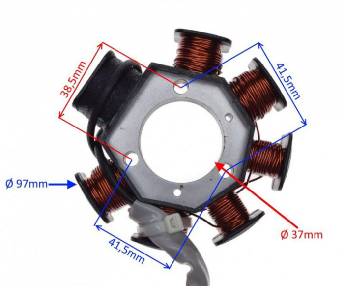 Stator aprindere Ac Yamaha YBR 125 [2]
