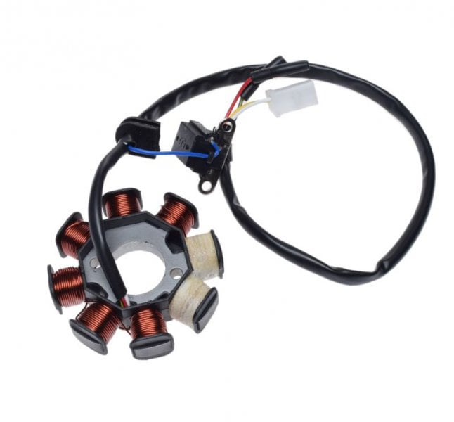 Stator aprindere cu cititor, 4T, 4 fire, 8 bobine