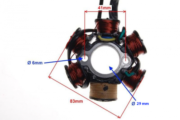 Stator cross 110-125 cc, 6 bobine + cititor [3]