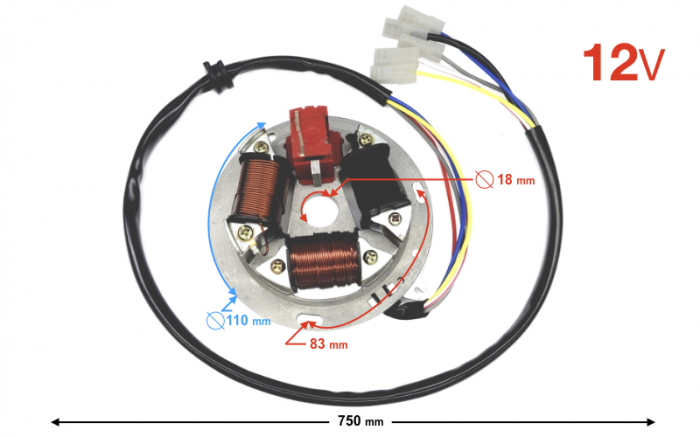 Stator magnetou Simson 12v [3]