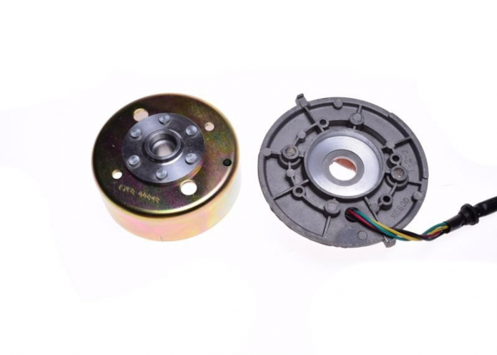 Stator si magnetou, 2 bobine, 4 fire, Mbk 51 [3]