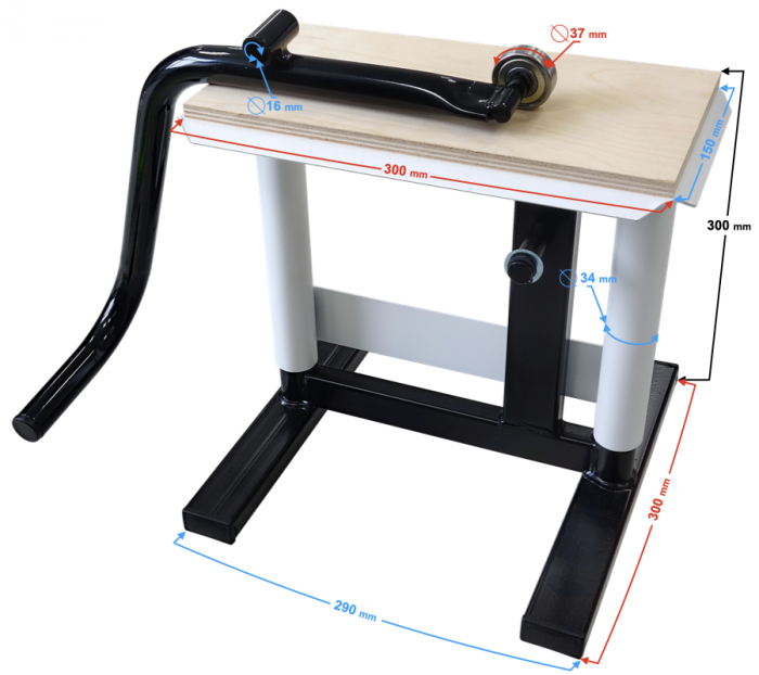 Stender cross, culoare alb [2]