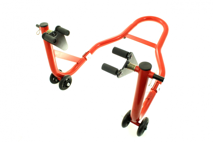 Stender motociclete fata, culoare rosu [2]