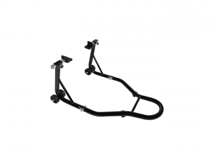 Stender motociclete spate strada si adaptor cu gheare, culoare negru [2]
