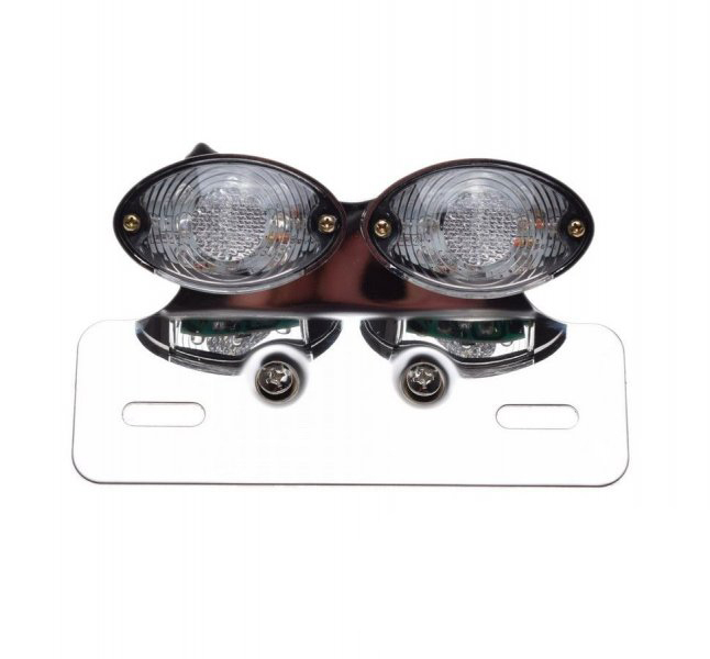 Stop spate motociclete,LED (12V 1/0,5W) suport pentru numar inmatriculare [2]