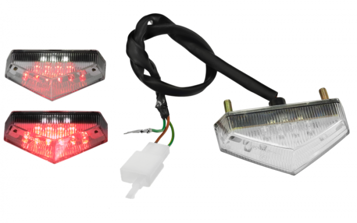 Stop spate, pozitie si lampa numar LED