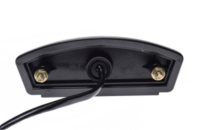 Stop spate WM moto/atv universal, sticla transparenta fumurie, LED [3]