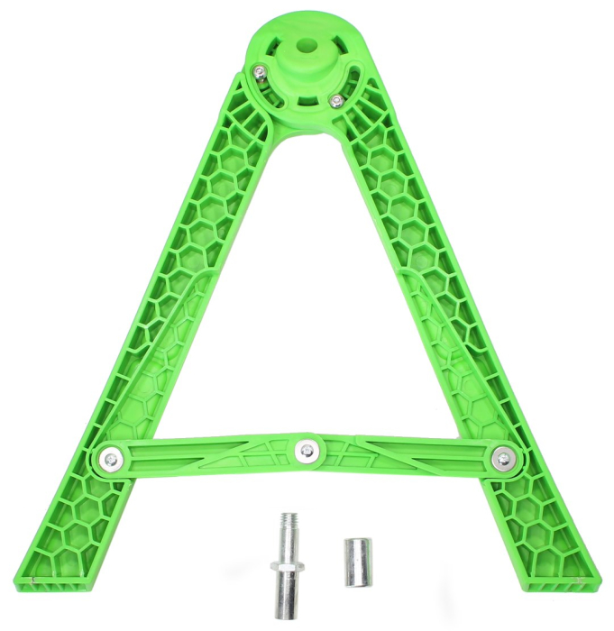 Suport cric lateral tip agrafa pentru cross-enduro, culoare verde [3]