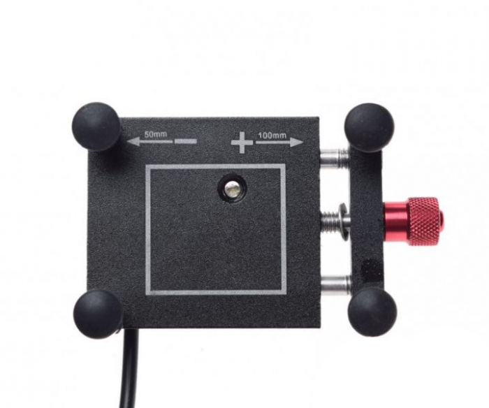 Suport telefon metalic + priza USB, reglabil de la 50mm-100mm [3]