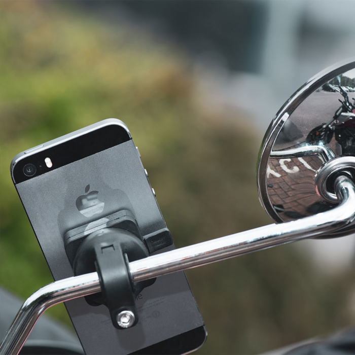Suport telefon Oxford CLIQR, montaj pe tija de la oglinda: 10mm, 12mm, 14mm, 16mm [2]