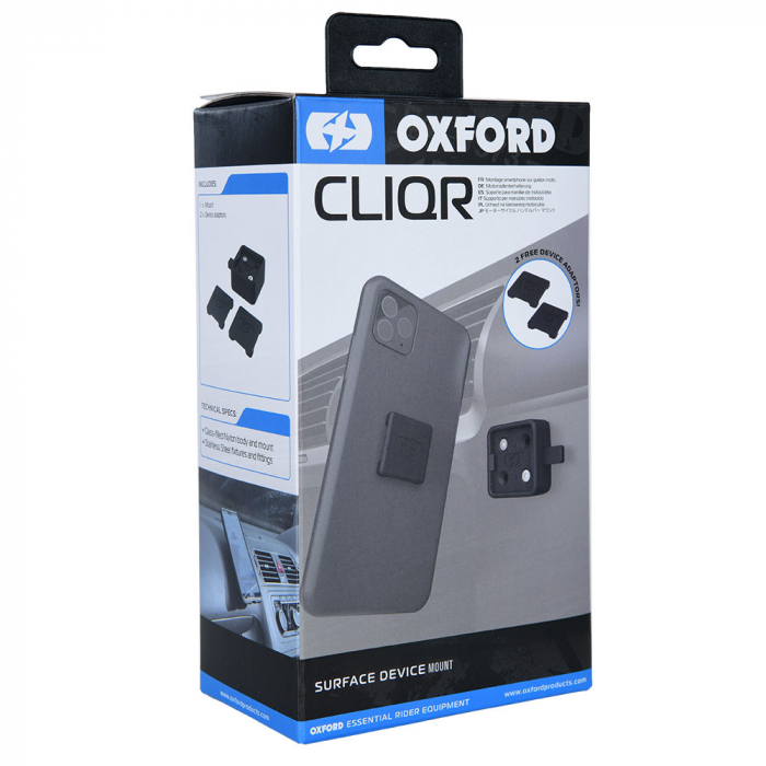 Suport telefon Oxford CLIQR, prindere universala, pe orice suprafata neteda [2]